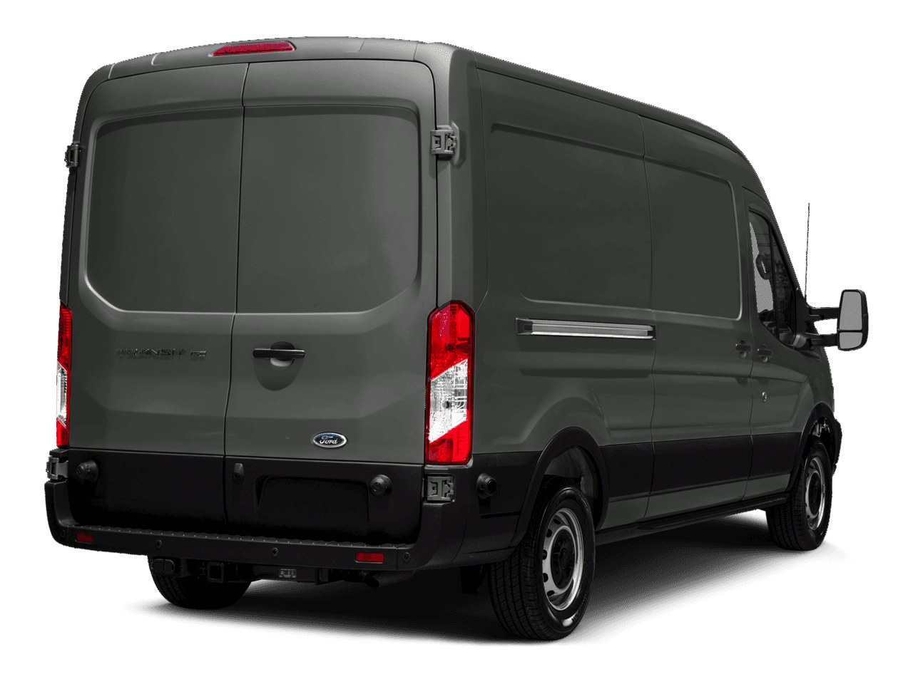 2016 Ford Transit Cargo Van T-150 148" Med Rf 8600 GVWR Dual Dr - Rear 3/4, facing to the right