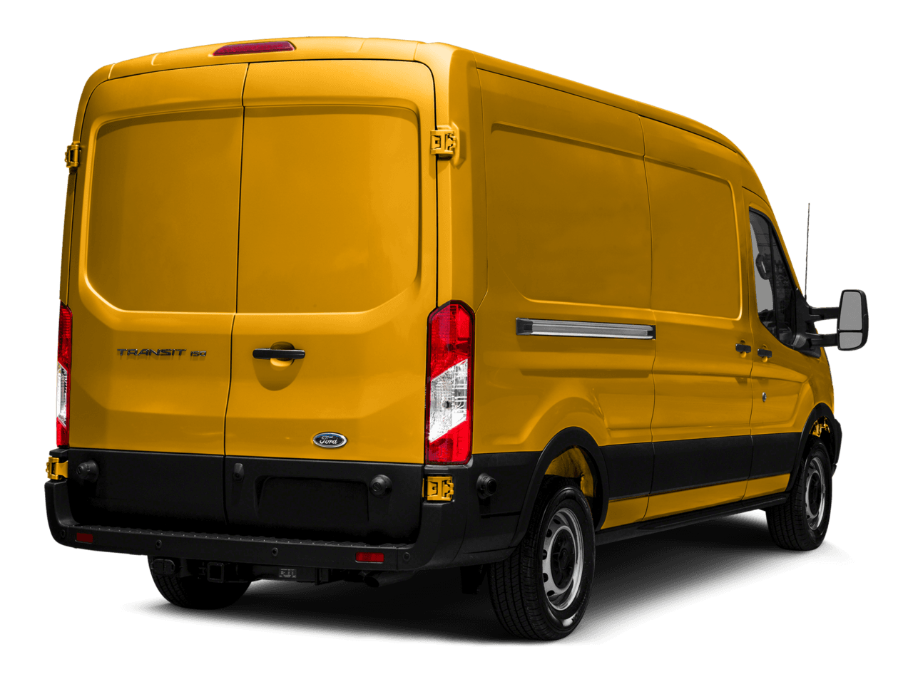 2016 Ford Transit Cargo Van T-150 148" Med Rf 8600 GVWR Dual Dr - Rear 3/4, facing to the right