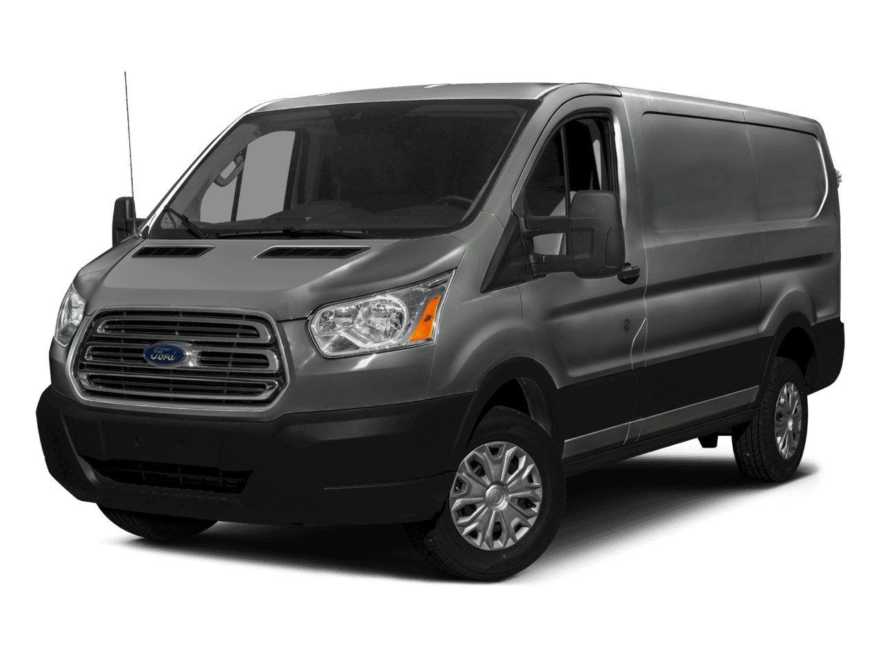 2016 Ford Transit Cargo Van T-250 130" Low Rf 9000 GVWR Sliding RH Dr - Front 3/4, facing to the left