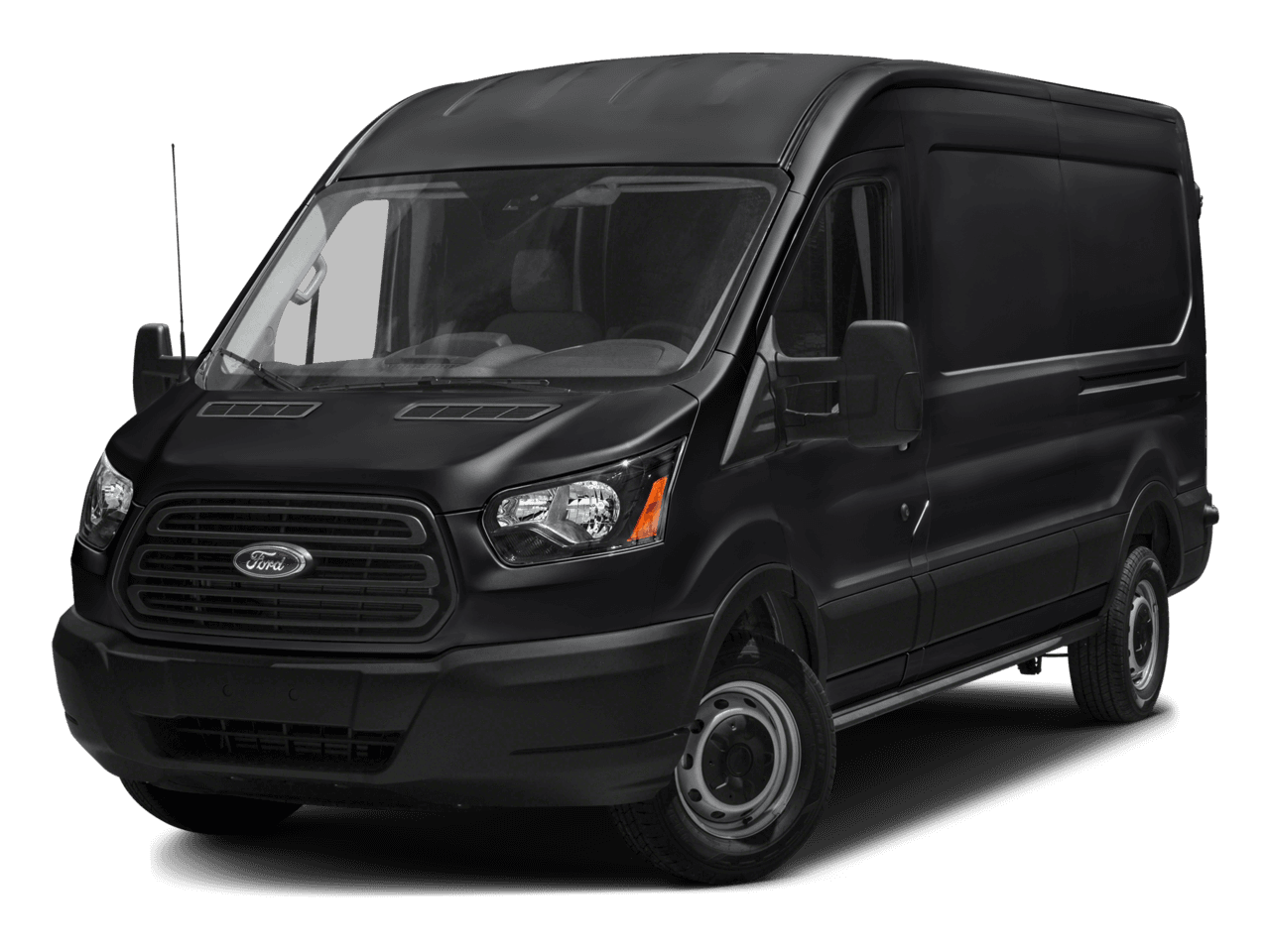 2016 Ford Transit Cargo Van T-250 148" Med Rf 9000 GVWR Sliding RH Dr - Front 3/4, facing to the left