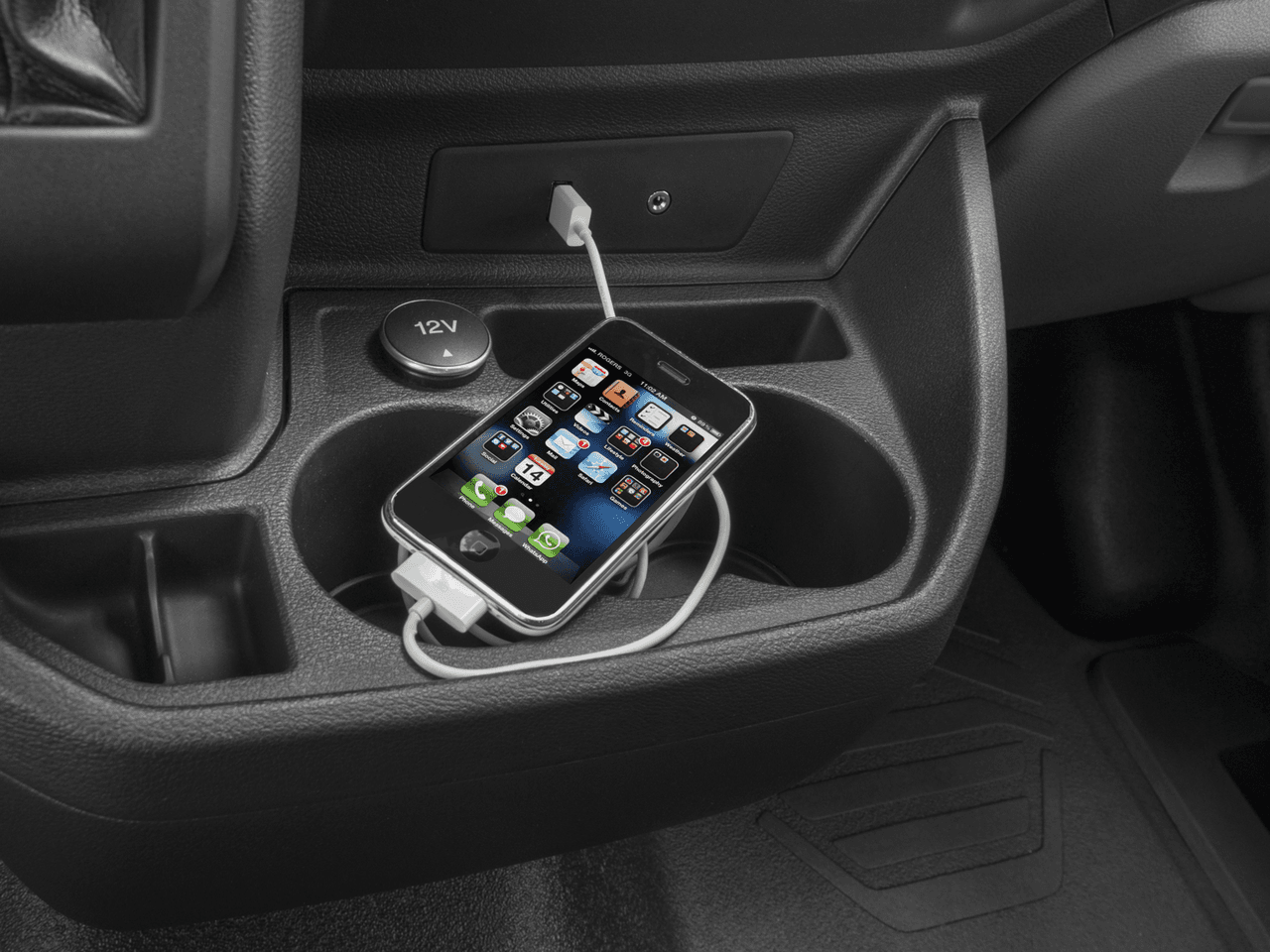 2016 Ford Transit Cargo Van T-250 148" Med Rf 9000 GVWR Dual Dr - Interior iPod/MP3 Dock with Player