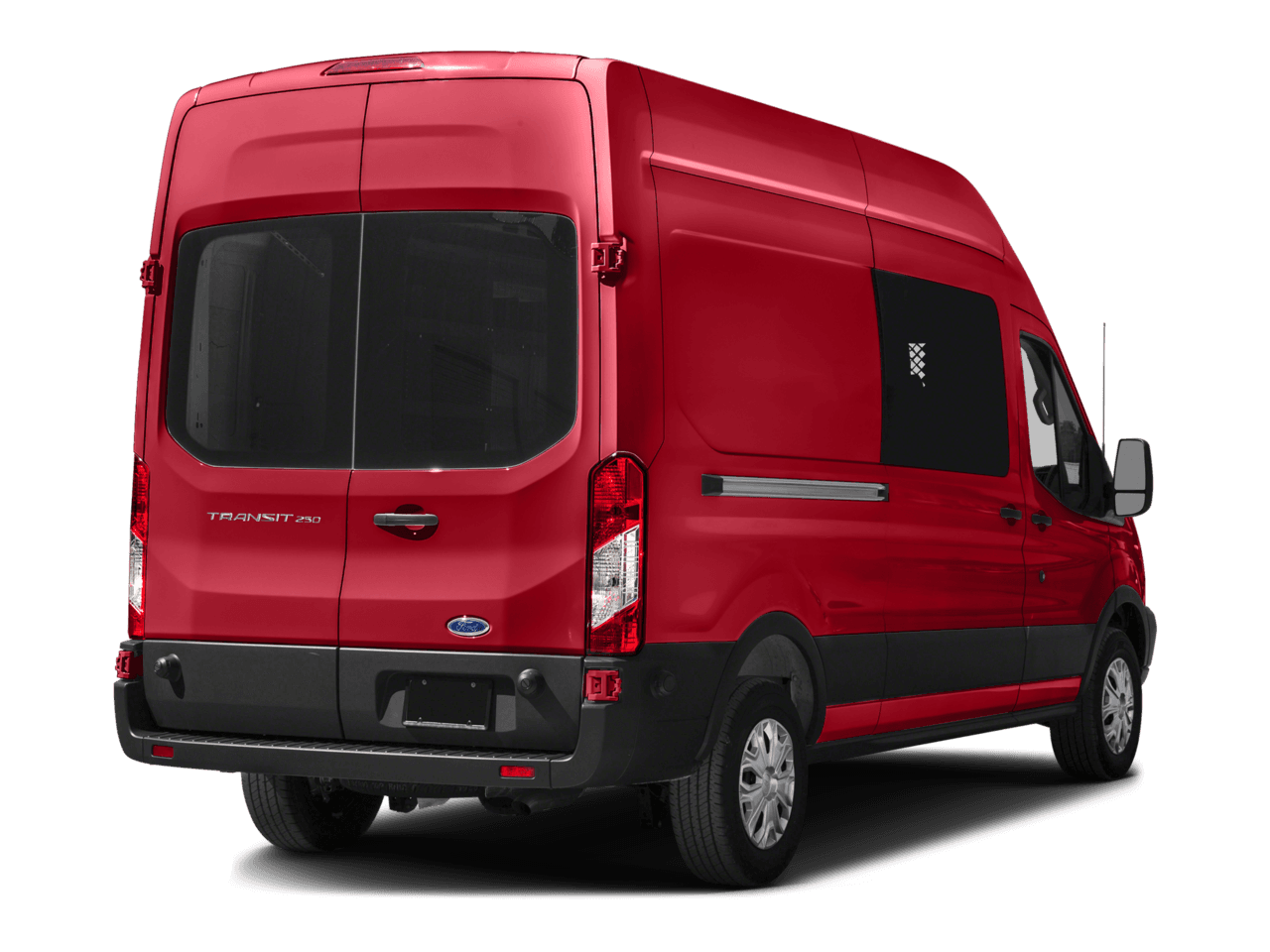 2016 Ford Transit Cargo Van T-250 148" Hi Rf 9000 GVWR Dual Dr - Rear 3/4, facing to the right