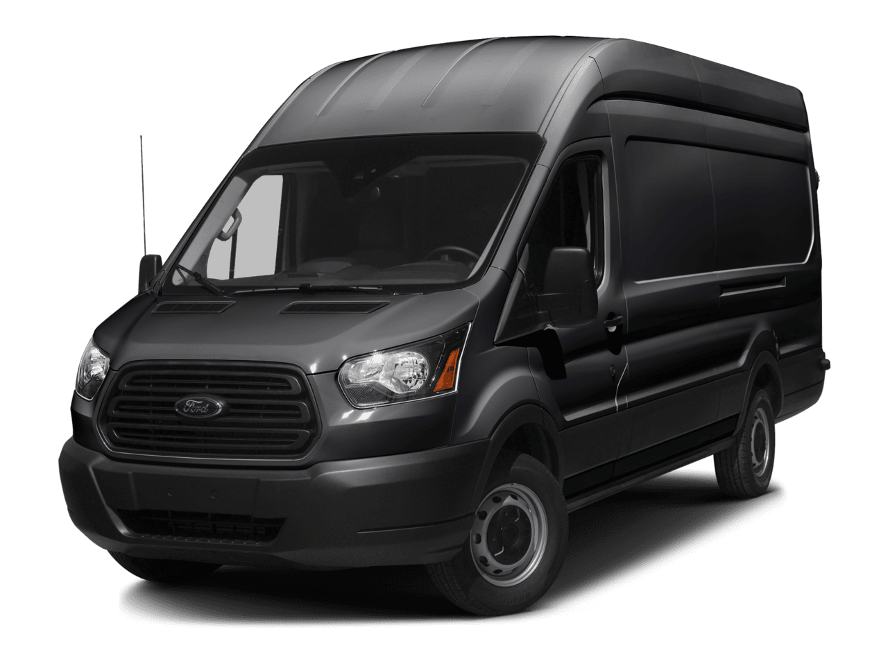 2016 Ford Transit Cargo Van T-250 148" EL Hi Rf 9000 GVWR Dual Dr - Front 3/4, facing to the left