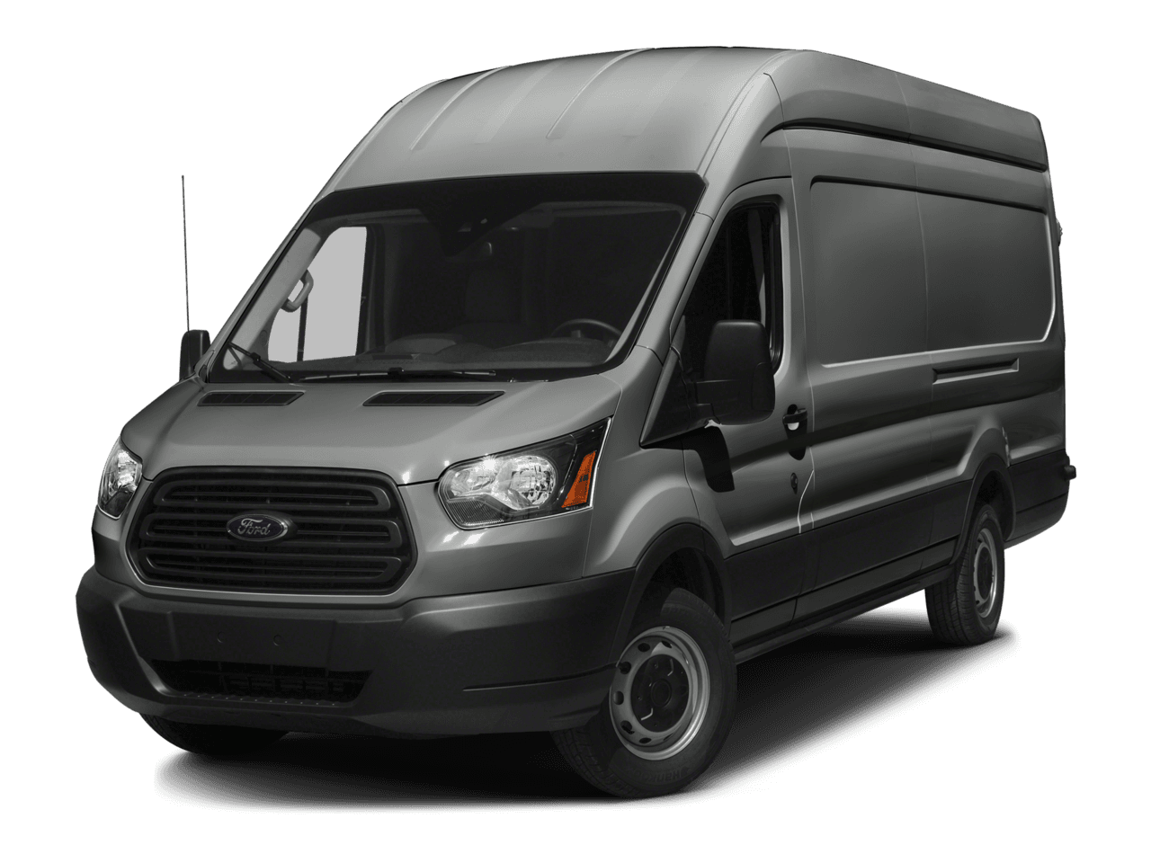 2016 Ford Transit Cargo Van T-250 148" EL Hi Rf 9000 GVWR Dual Dr - Front 3/4, facing to the left