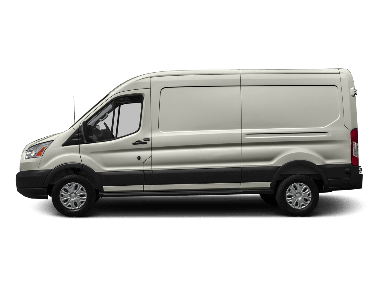 2016 Ford Transit Cargo Van T-350 148" Med Rf 9500 GVWR Dual Dr - Profile, facing to the left
