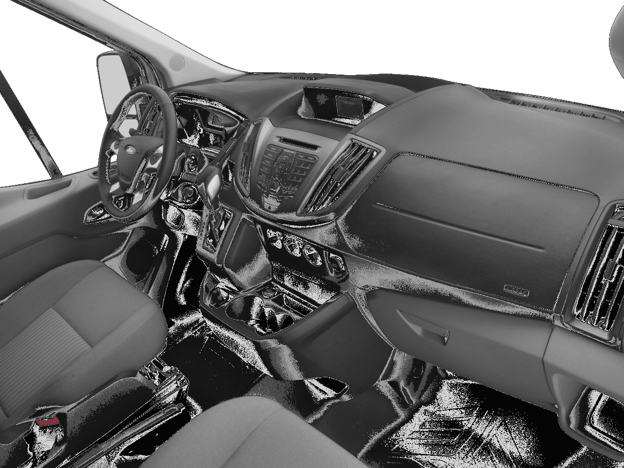 2016 Ford Transit Cargo Van T-350 148" Hi Rf 9500 GVWR Dual Dr - Interior Passenger Dash