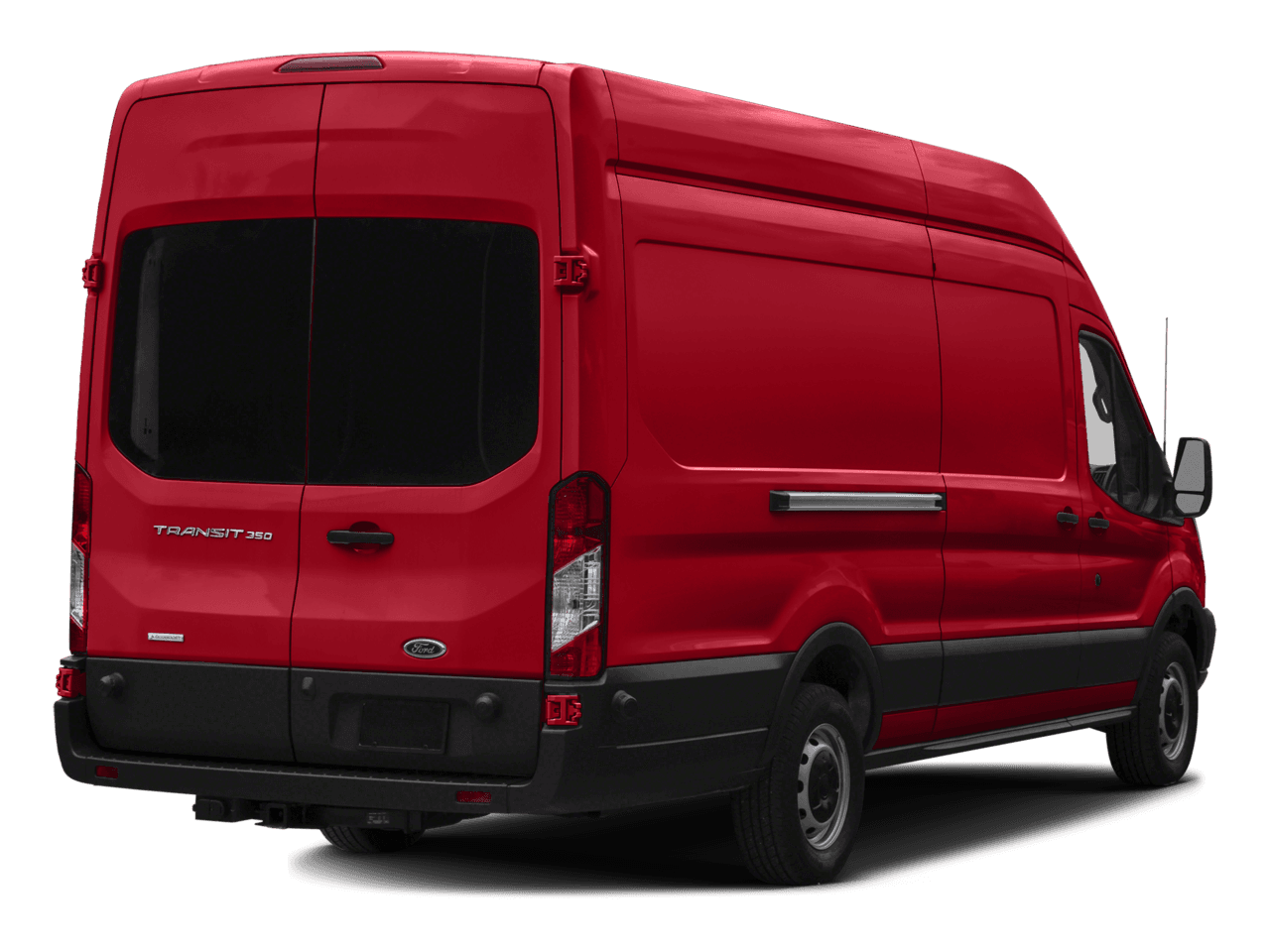 2016 Ford Transit Cargo Van T-350 HD 148" EL Hi 10360 GVWR Dual Dr DRW - Rear 3/4, facing to the right