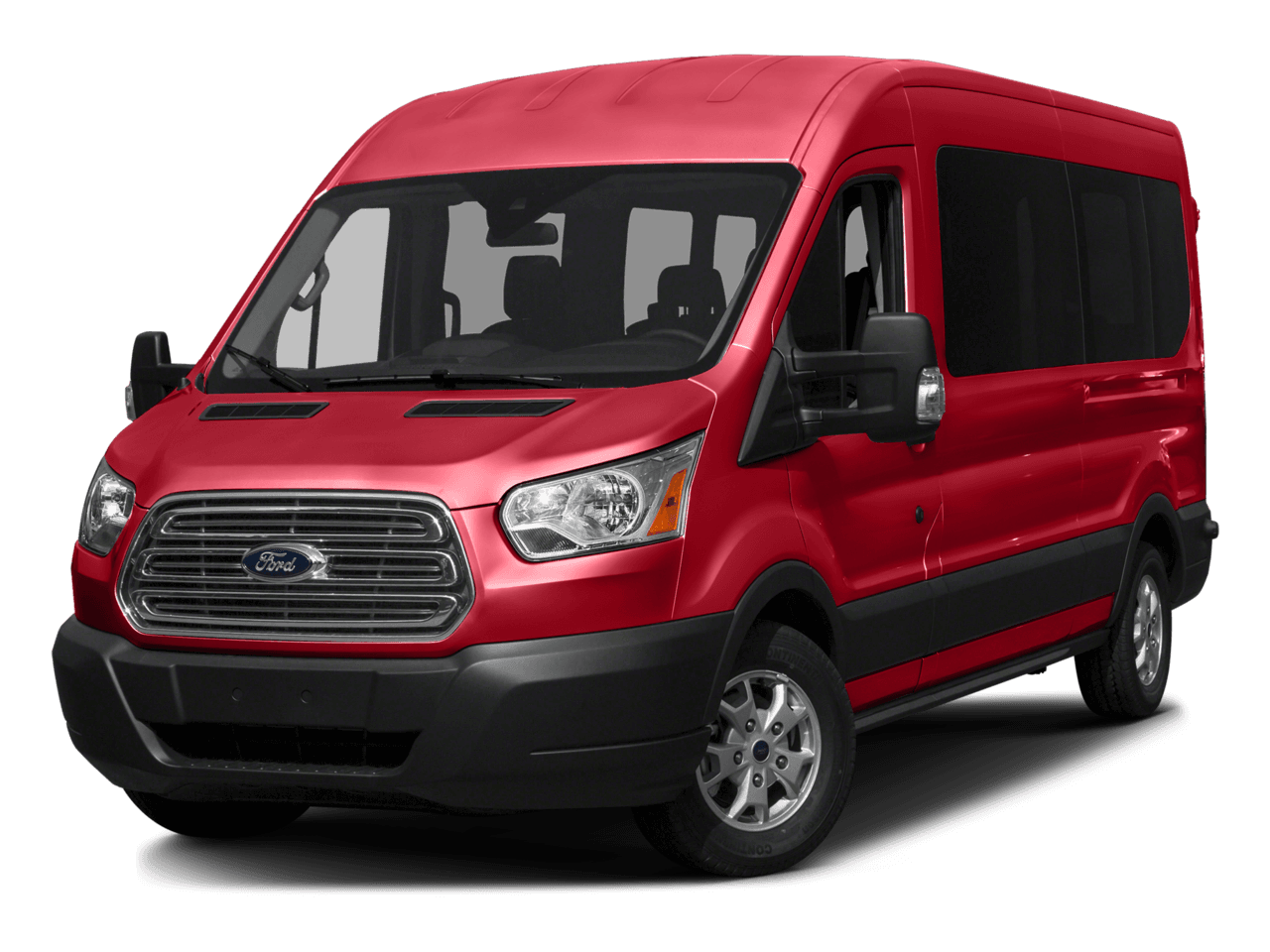 2016 Ford Transit Wagon T-350 148" Med Roof XL Sliding RH Dr - Front 3/4, facing to the left