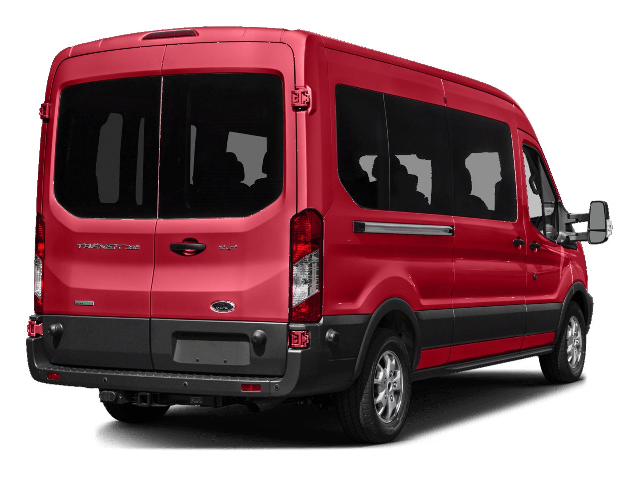 2016 Ford Transit Wagon T-350 148" Med Roof XL Sliding RH Dr - Rear 3/4, facing to the right