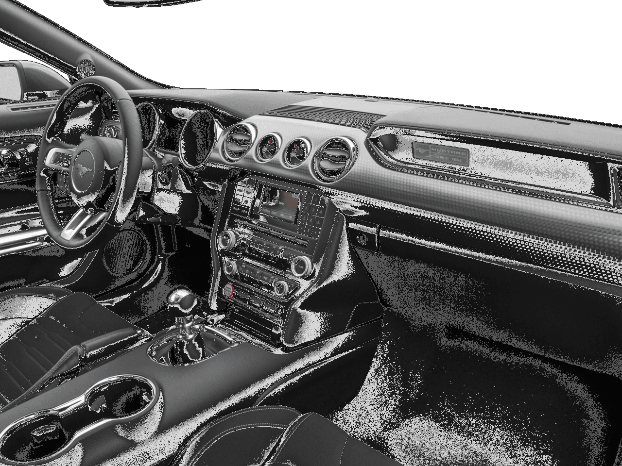 2016 Ford Mustang 2dr Fastback GT - Interior Passenger Dash