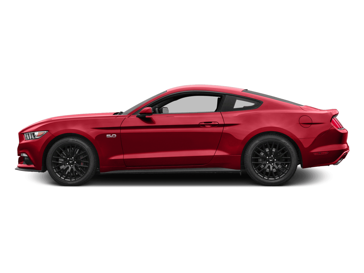 2016 Ford Mustang 2dr Fastback GT - Profile, facing to the left