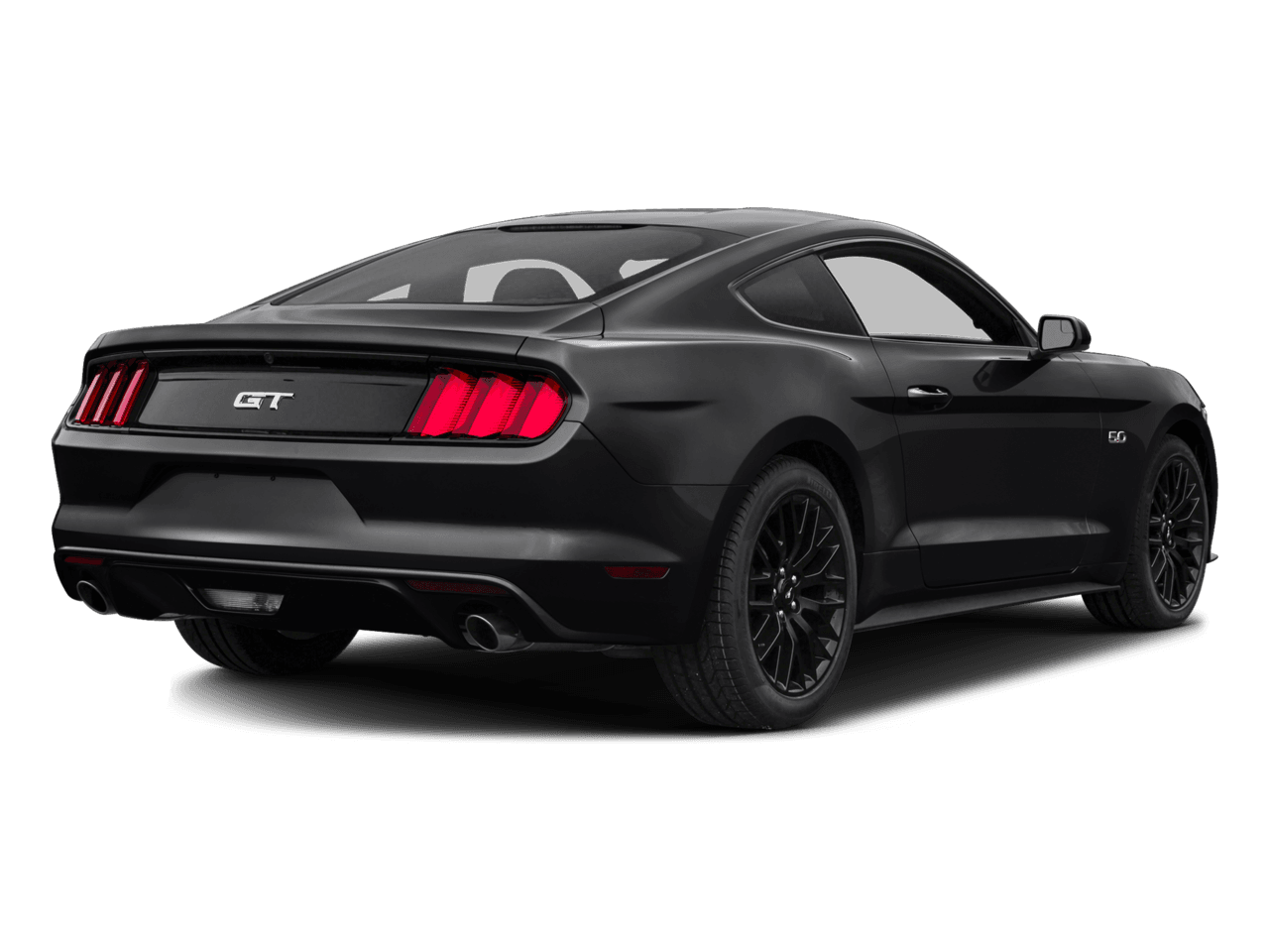 2016 Ford Mustang 2dr Fastback GT - Rear 3/4, facing to the right