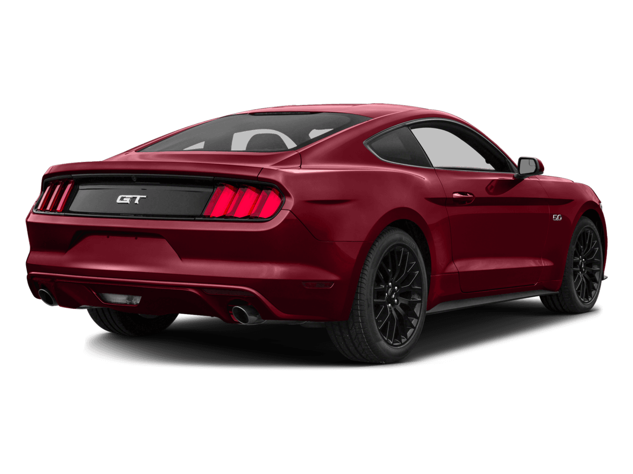 2016 Ford Mustang 2dr Fastback GT - Rear 3/4, facing to the right