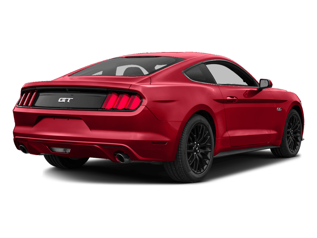 2016 Ford Mustang 2dr Fastback GT - Rear 3/4, facing to the right