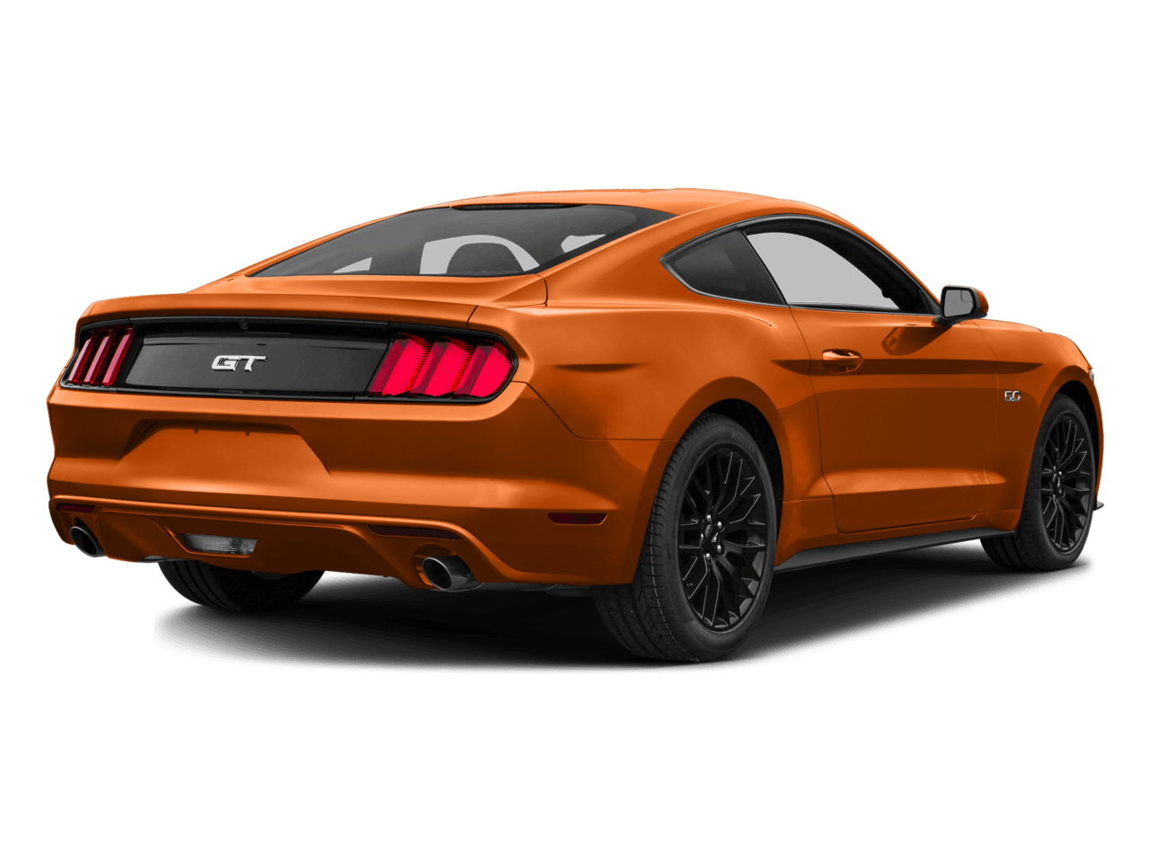 2016 Ford Mustang 2dr Fastback GT - Rear 3/4, facing to the right