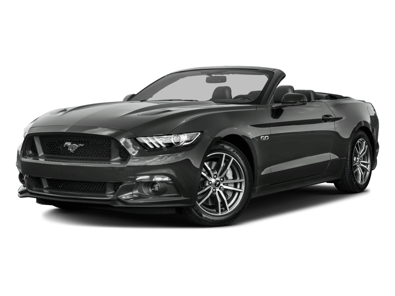 2016 Ford Mustang 2dr Conv GT Premium - Front 3/4, facing to the left