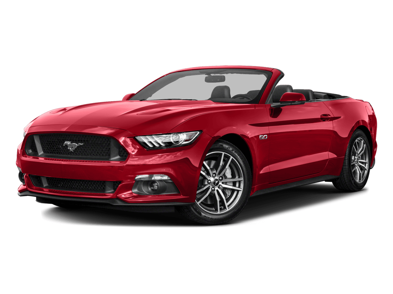 2016 Ford Mustang 2dr Conv GT Premium - Front 3/4, facing to the left