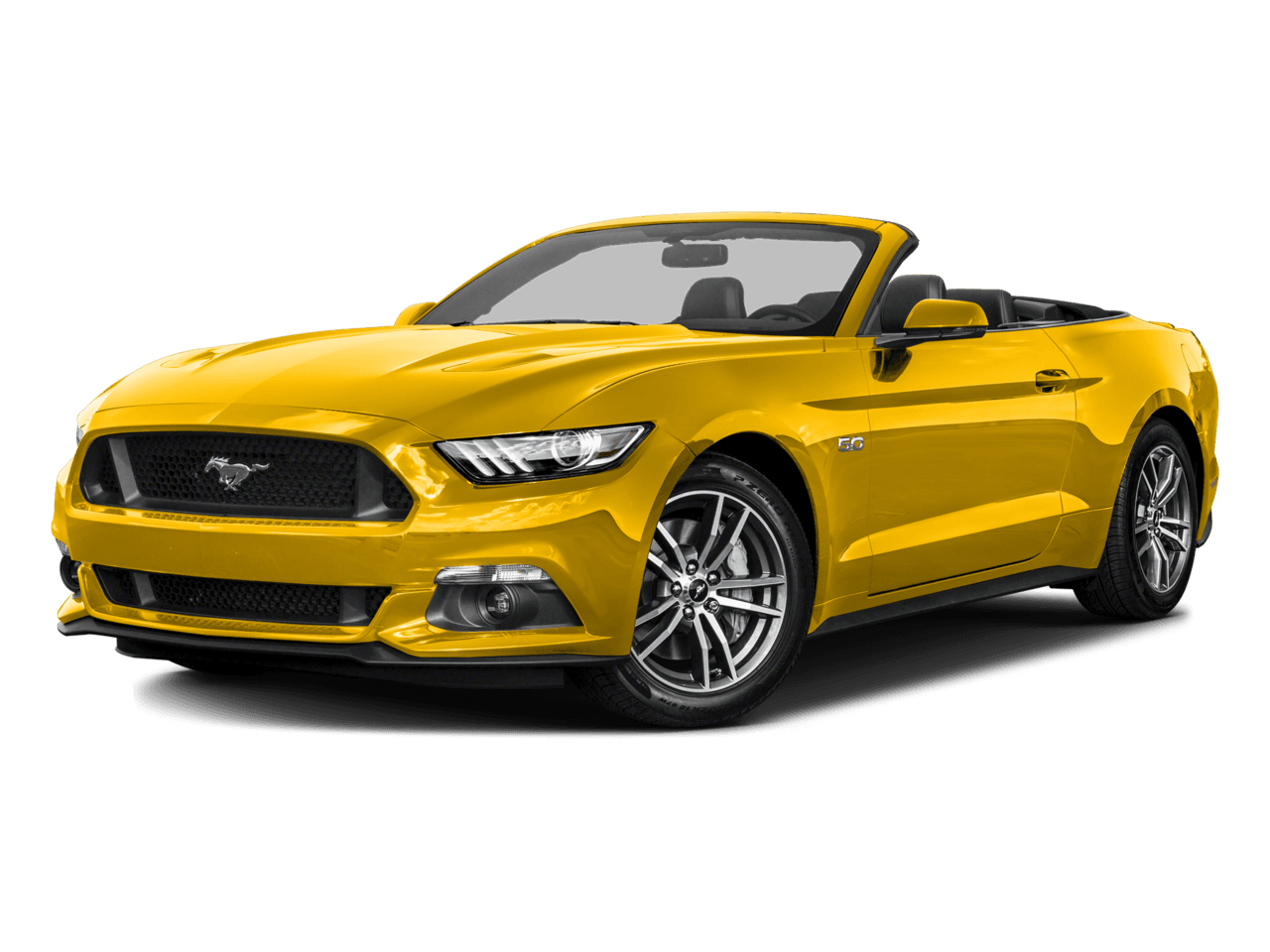 2016 Ford Mustang 2dr Conv GT Premium - Front 3/4, facing to the left