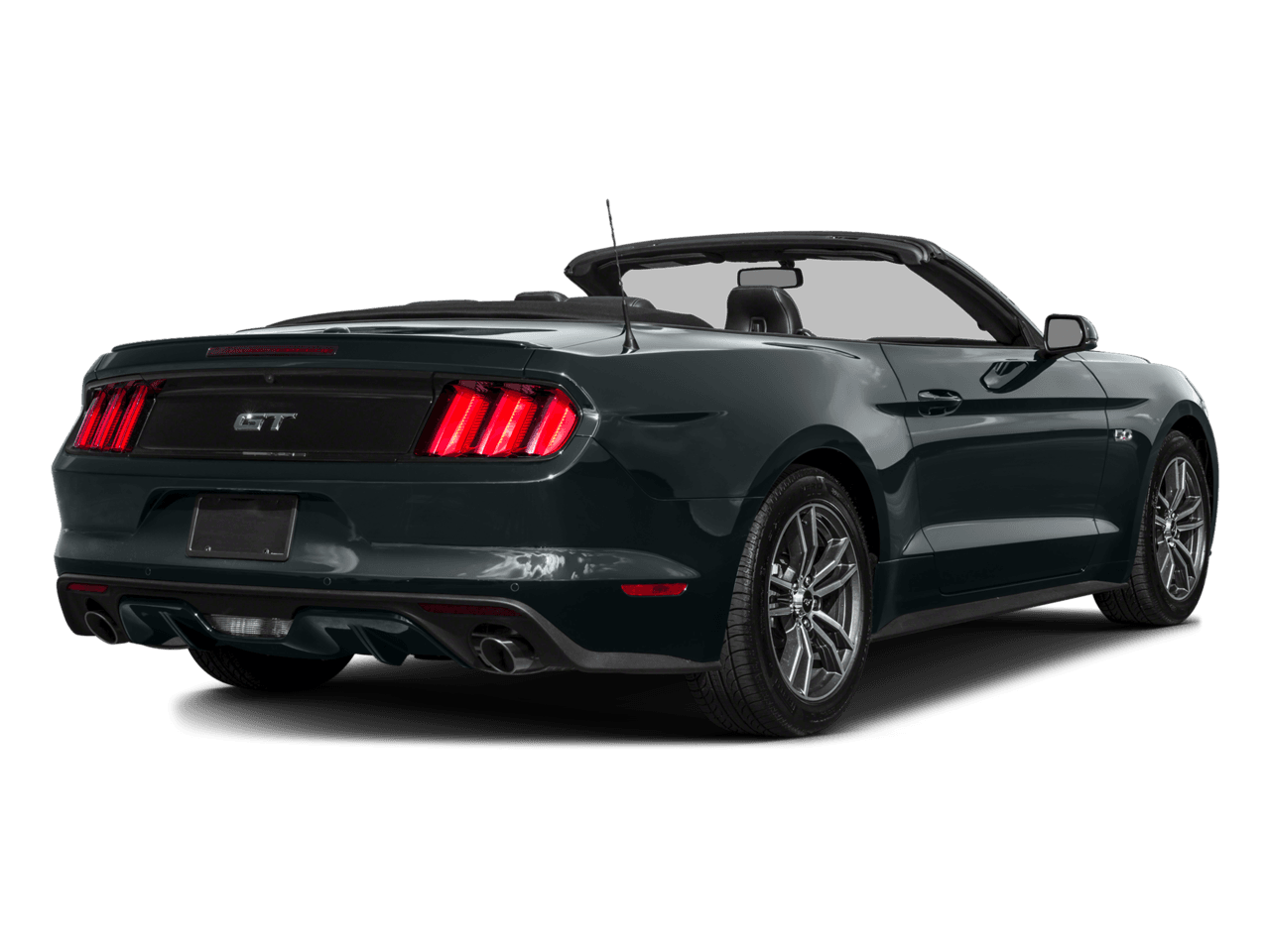2016 Ford Mustang 2dr Conv GT Premium - Rear 3/4, facing to the right