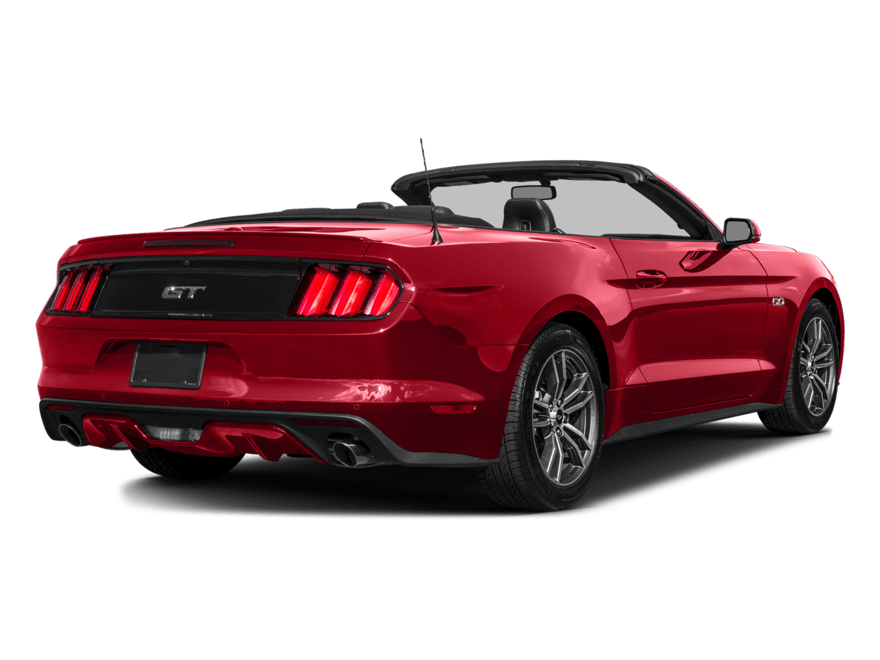 2016 Ford Mustang 2dr Conv GT Premium - Rear 3/4, facing to the right