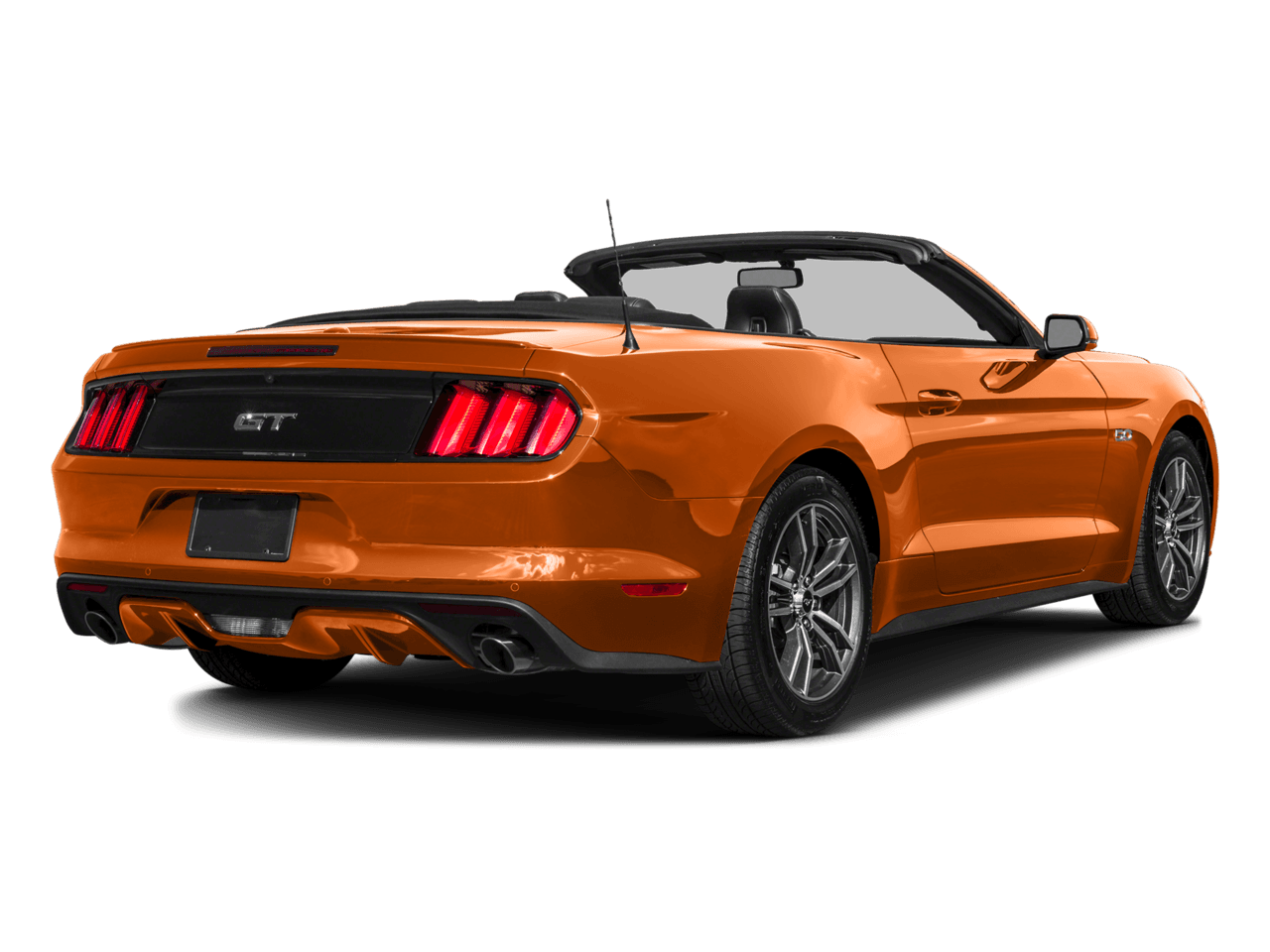 2016 Ford Mustang 2dr Conv GT Premium - Rear 3/4, facing to the right