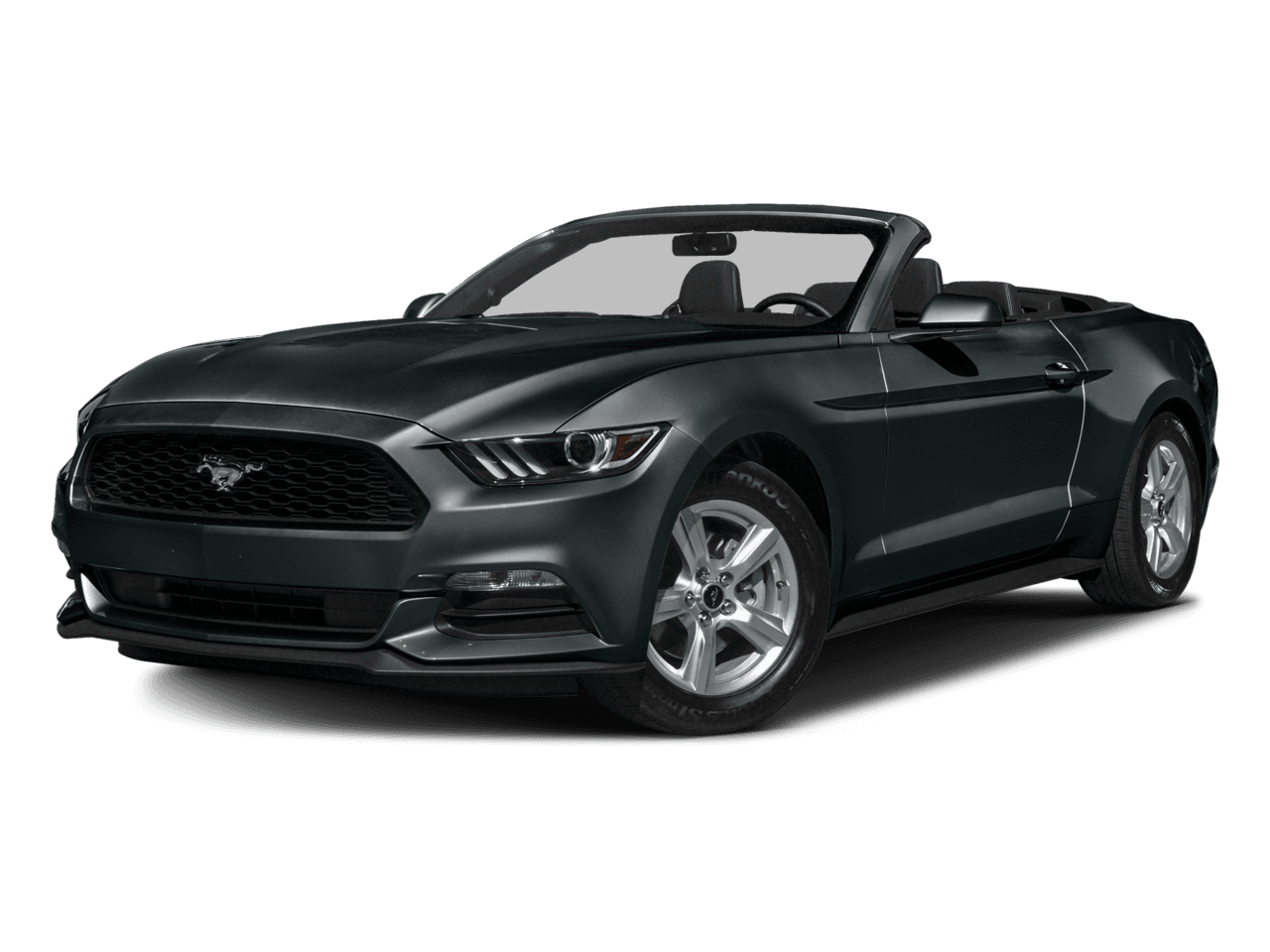 2016 Ford Mustang 2dr Conv V6 - Front 3/4, facing to the left