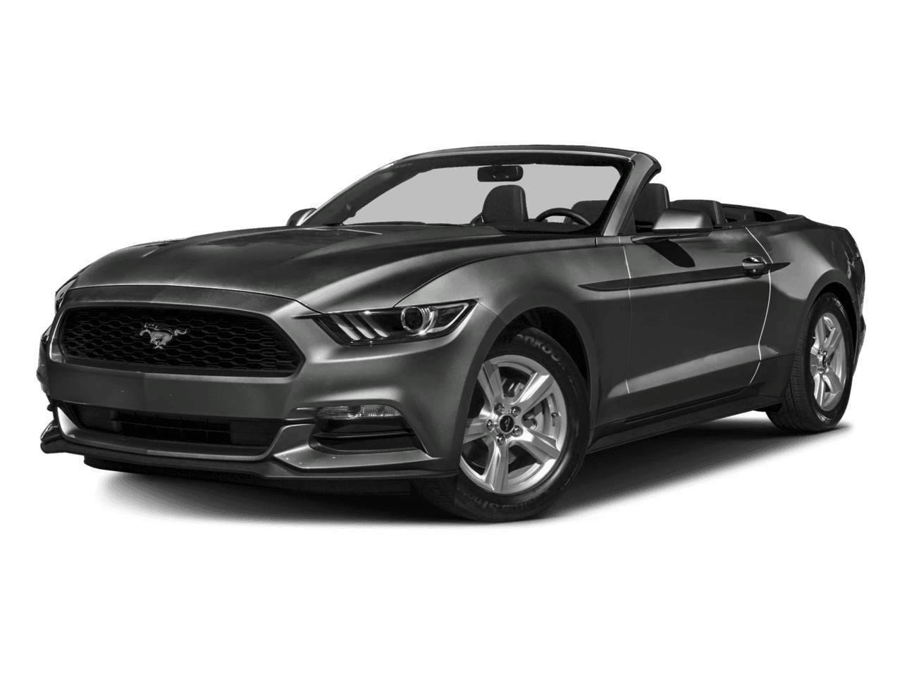 2016 Ford Mustang 2dr Conv V6 - Front 3/4, facing to the left