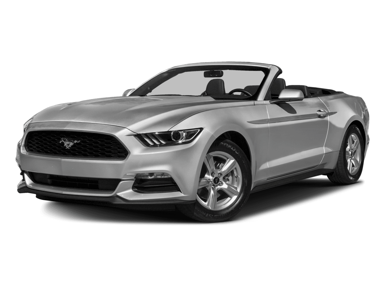 2016 Ford Mustang 2dr Conv V6 - Front 3/4, facing to the left
