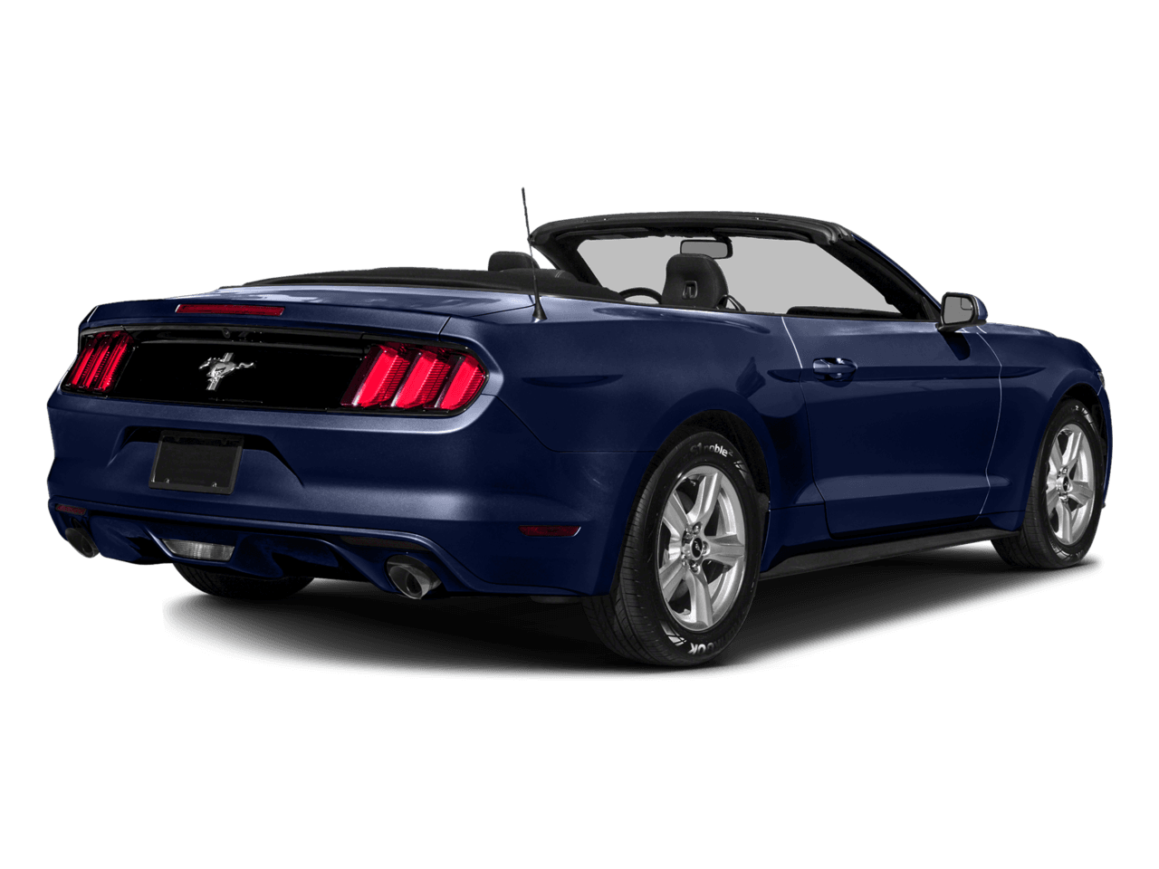 2016 Ford Mustang 2dr Conv V6 - Rear 3/4, facing to the right