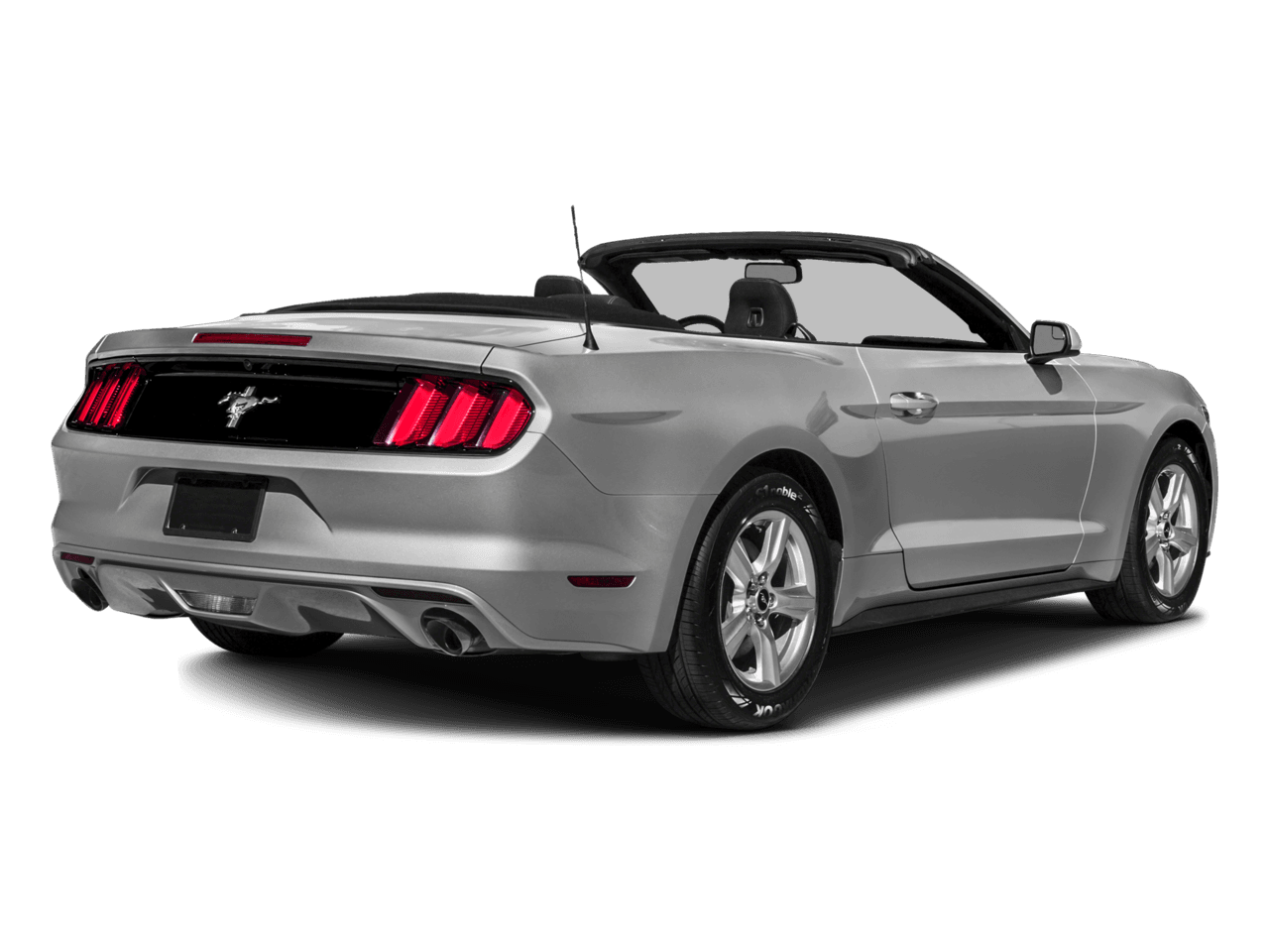 2016 Ford Mustang 2dr Conv V6 - Rear 3/4, facing to the right