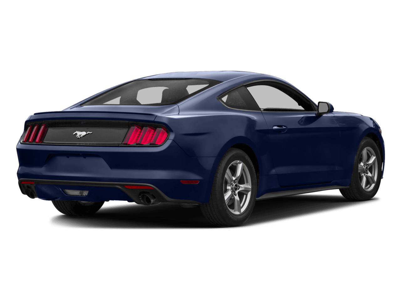 2016 Ford Mustang 2dr Fastback V6 - Rear 3/4, facing to the right