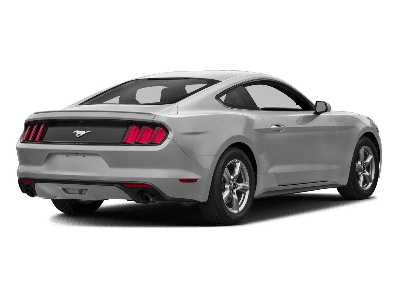 2016 Ford Mustang 2dr Fastback V6 - Rear 3/4, facing to the right