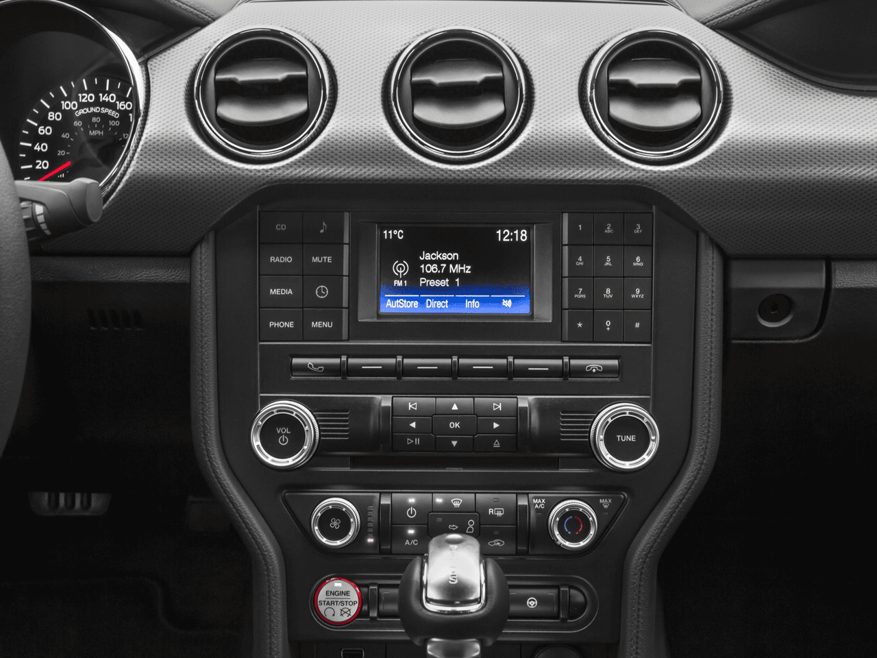 2016 Ford Mustang 2dr Fastback V6 - Interior Stereo System