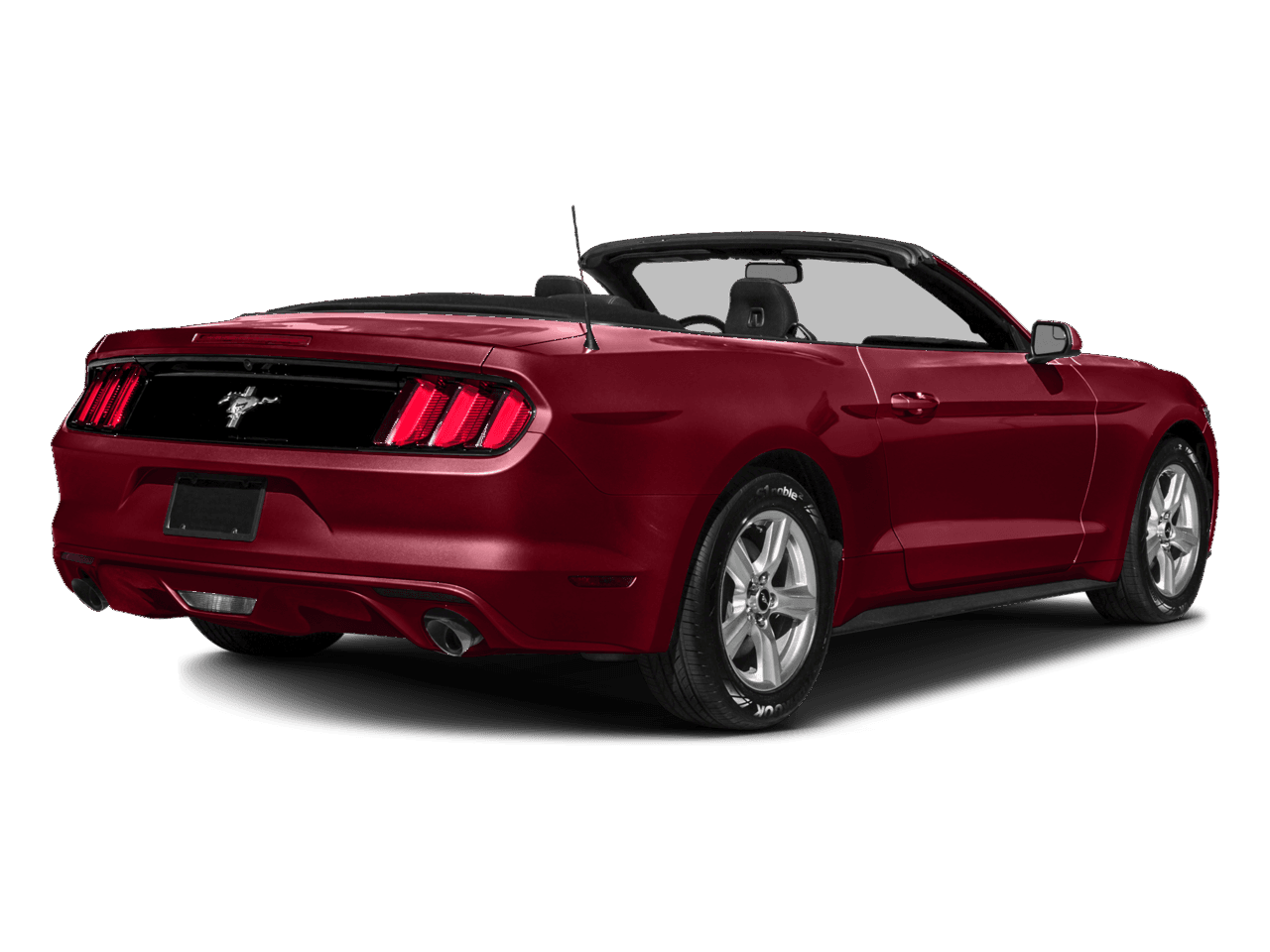 2016 Ford Mustang 2dr Conv EcoBoost Premium - Rear 3/4, facing to the right