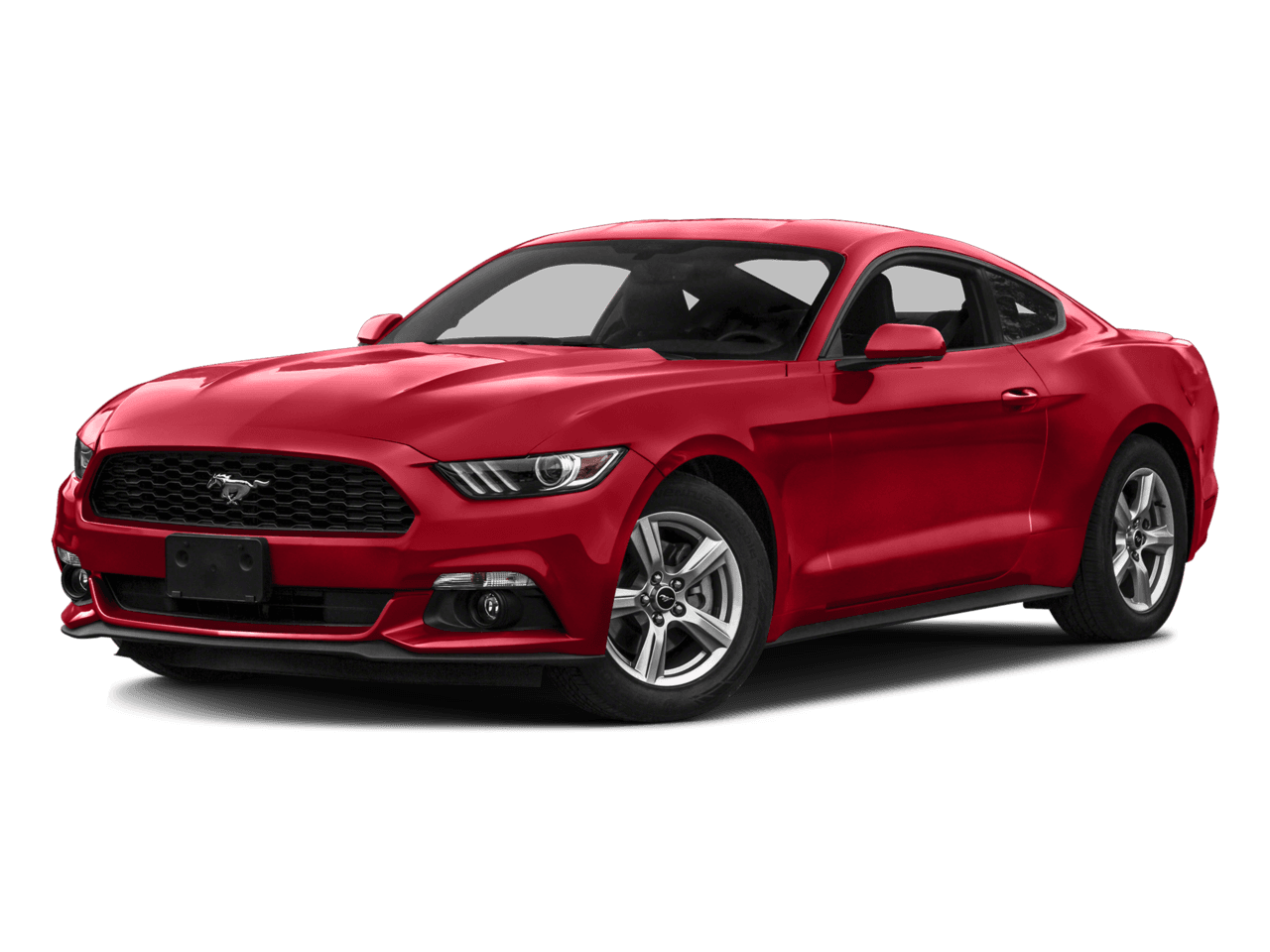 2016 Ford Mustang 2dr Fastback EcoBoost - Front 3/4, facing to the left