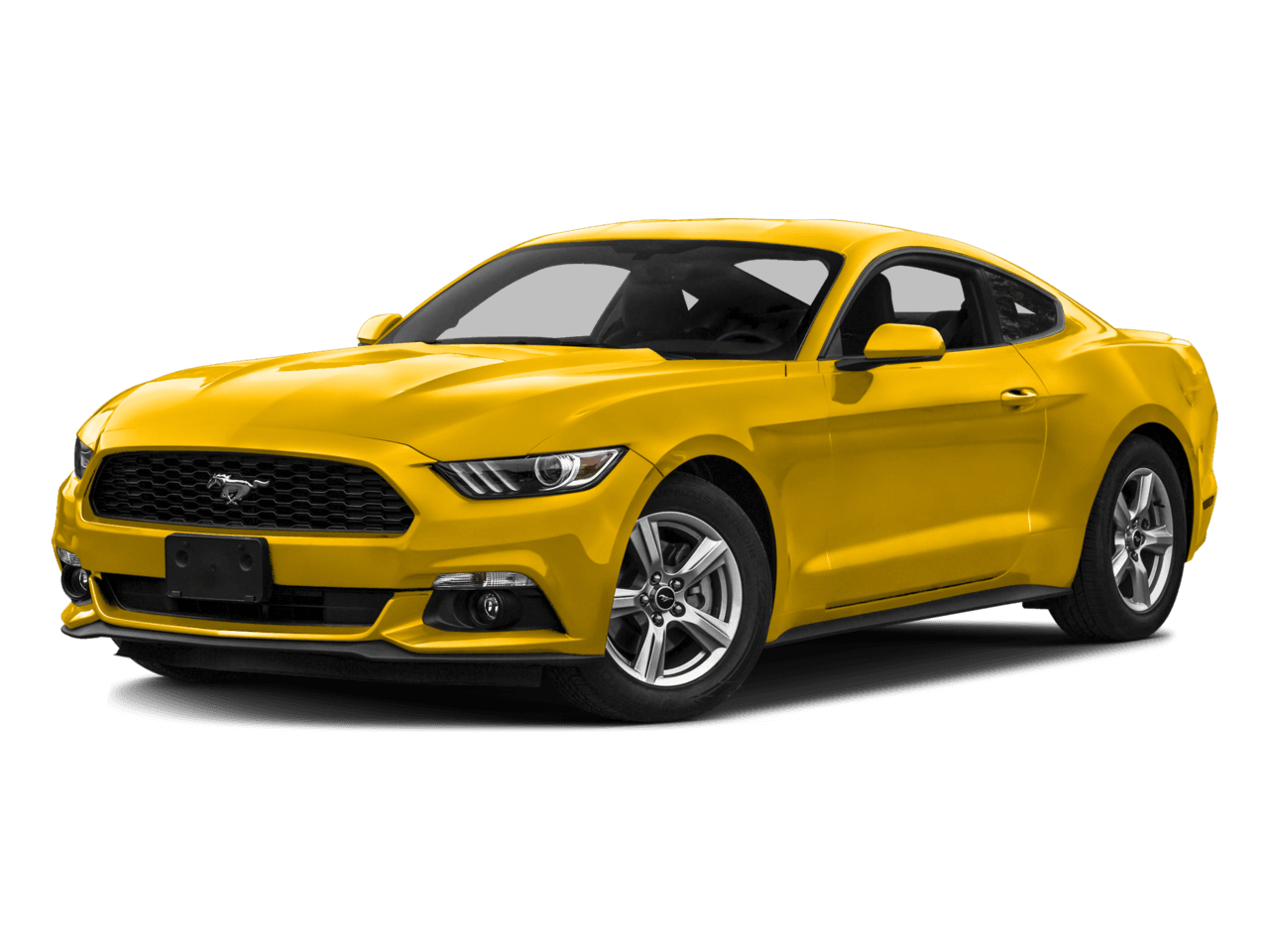 2016 Ford Mustang 2dr Fastback EcoBoost - Front 3/4, facing to the left