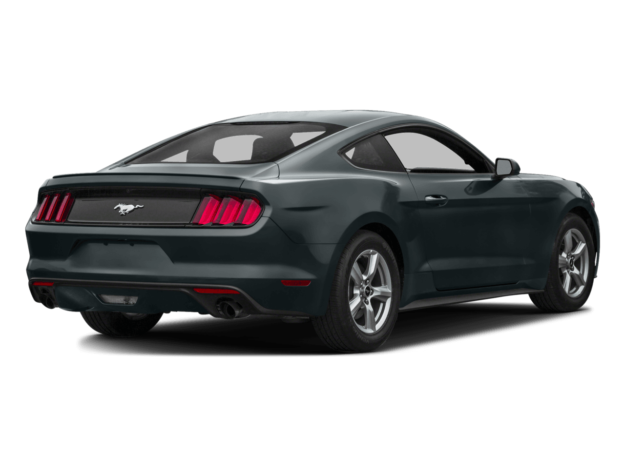 2016 Ford Mustang 2dr Fastback EcoBoost Premium - Rear 3/4, facing to the right