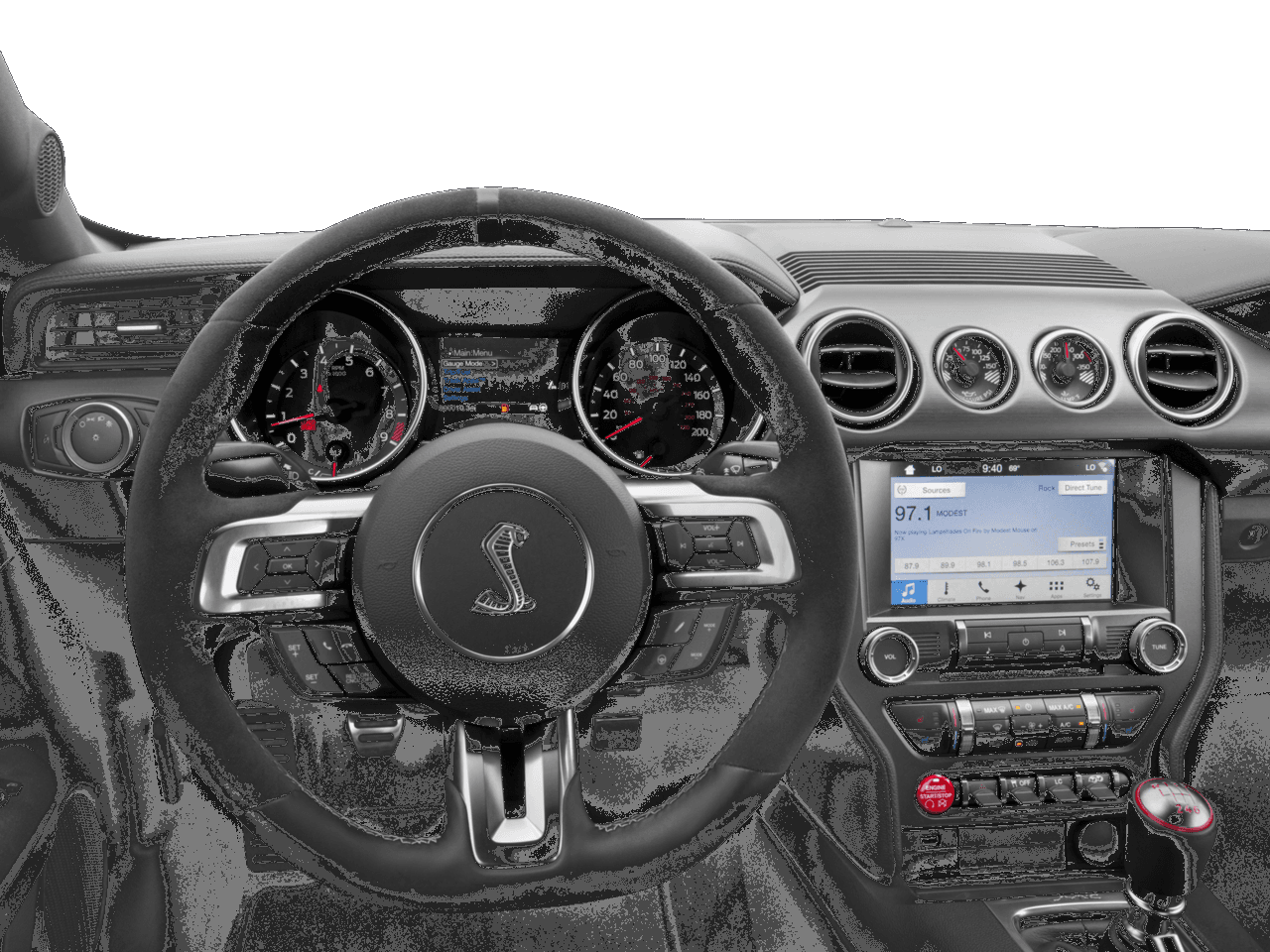 2016 Ford Mustang 2dr Fastback Shelby GT350 - Interior Drivers Dash