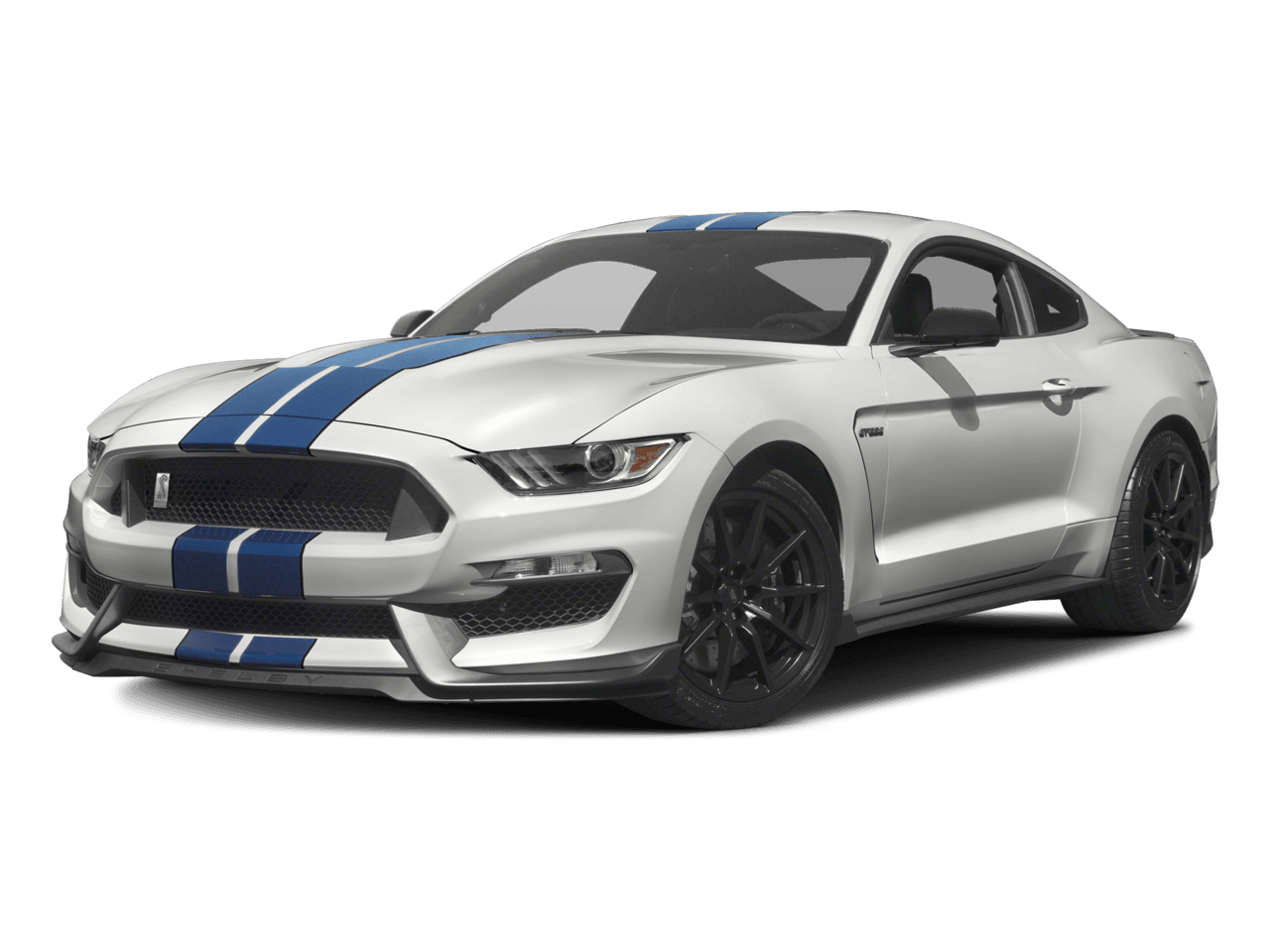 2016 Ford Mustang 2dr Fastback Shelby GT350 - Front 3/4, facing to the left