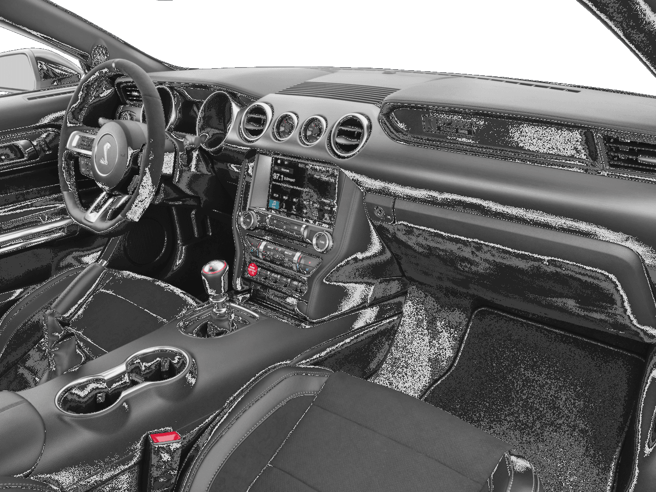 2016 Ford Mustang 2dr Fastback Shelby GT350 - Interior Passenger Dash