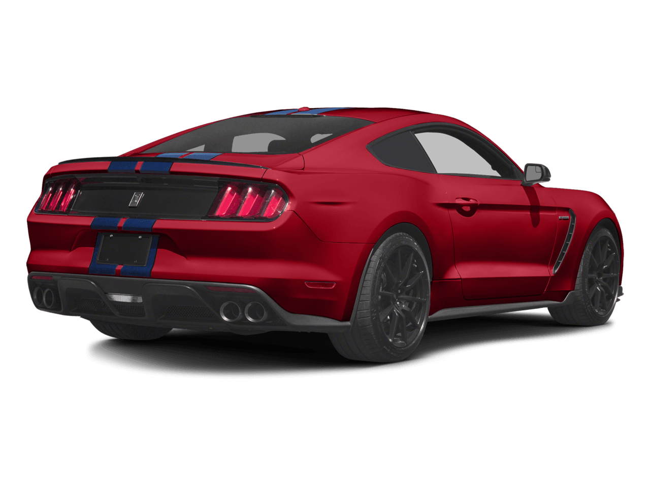 2016 Ford Mustang 2dr Fastback Shelby GT350 - Rear 3/4, facing to the right