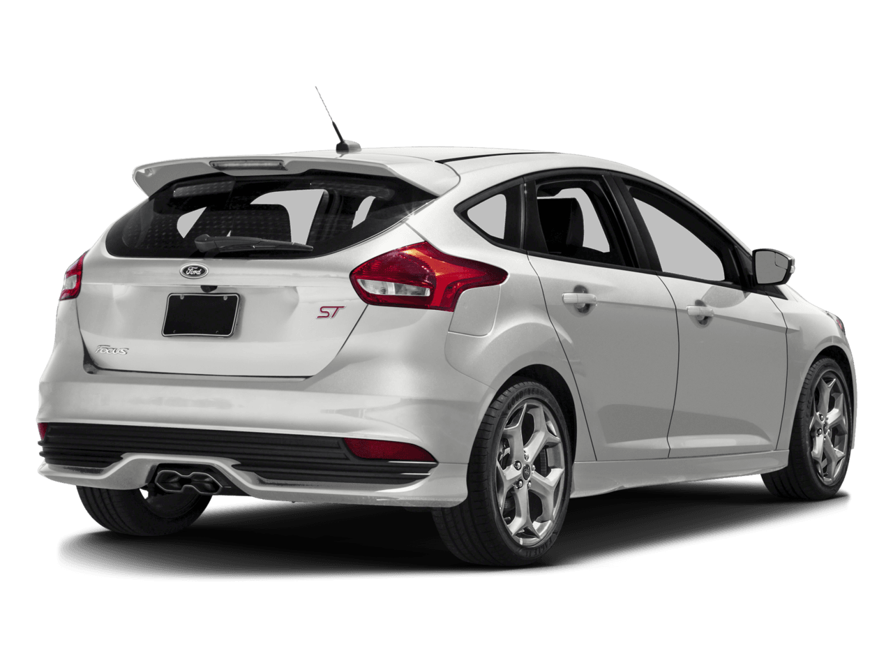 2016 Ford Focus 5dr HB ST - Rear 3/4, facing to the right