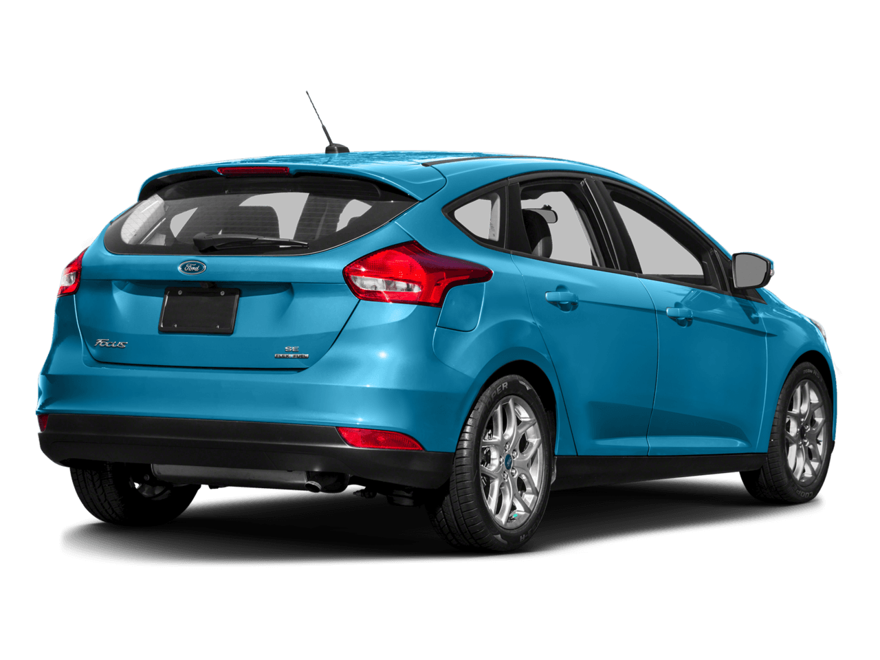 2016 Ford Focus 5dr HB SE - Rear 3/4, facing to the right