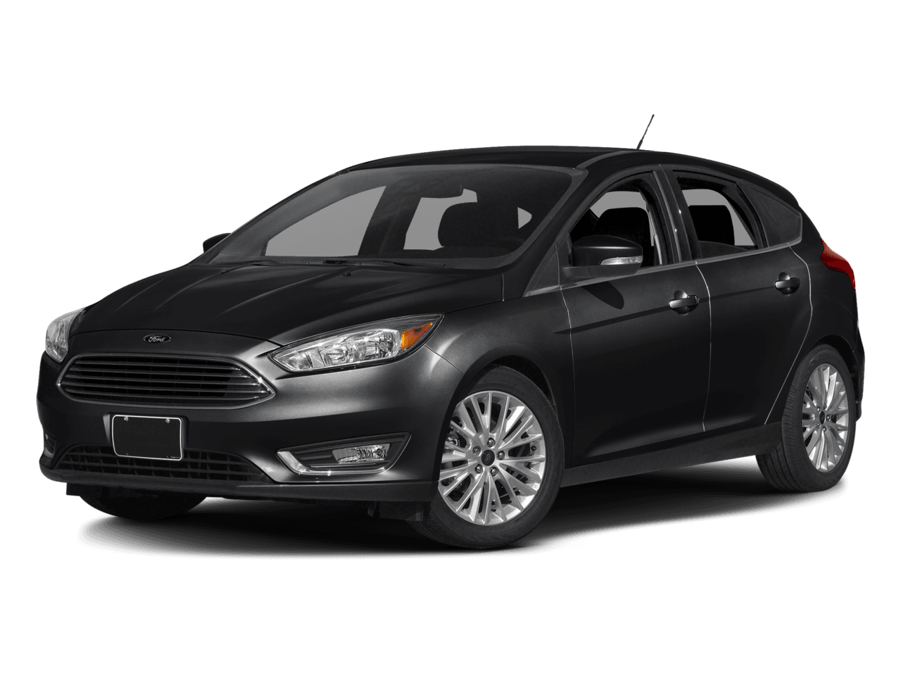 2016 Ford Focus 5dr HB Titanium - Front 3/4, facing to the left
