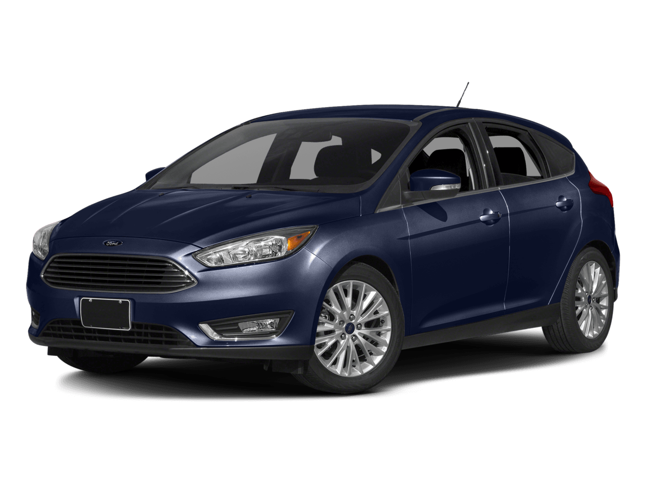 2016 Ford Focus 5dr HB Titanium - Front 3/4, facing to the left