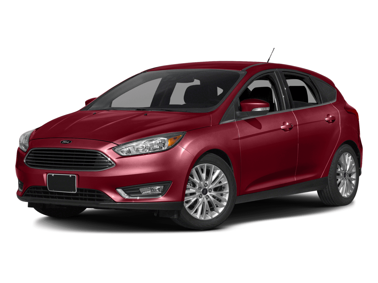 2016 Ford Focus 5dr HB Titanium - Front 3/4, facing to the left