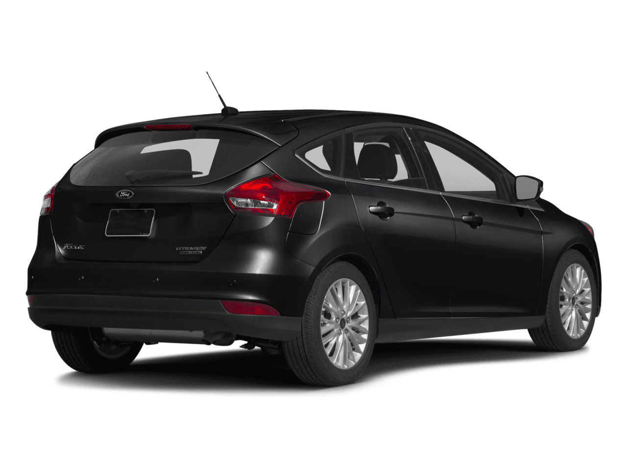 2016 Ford Focus 5dr HB Titanium - Rear 3/4, facing to the right