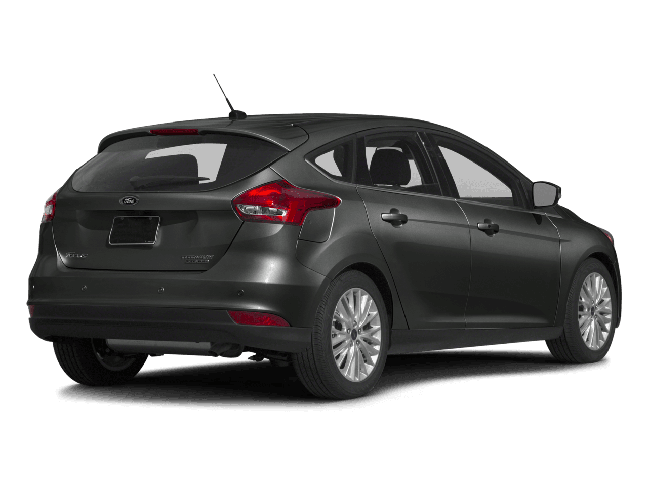 2016 Ford Focus 5dr HB Titanium - Rear 3/4, facing to the right