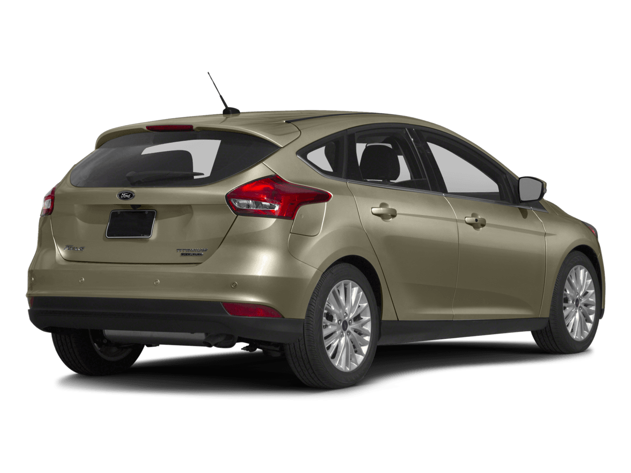2016 Ford Focus 5dr HB Titanium - Rear 3/4, facing to the right