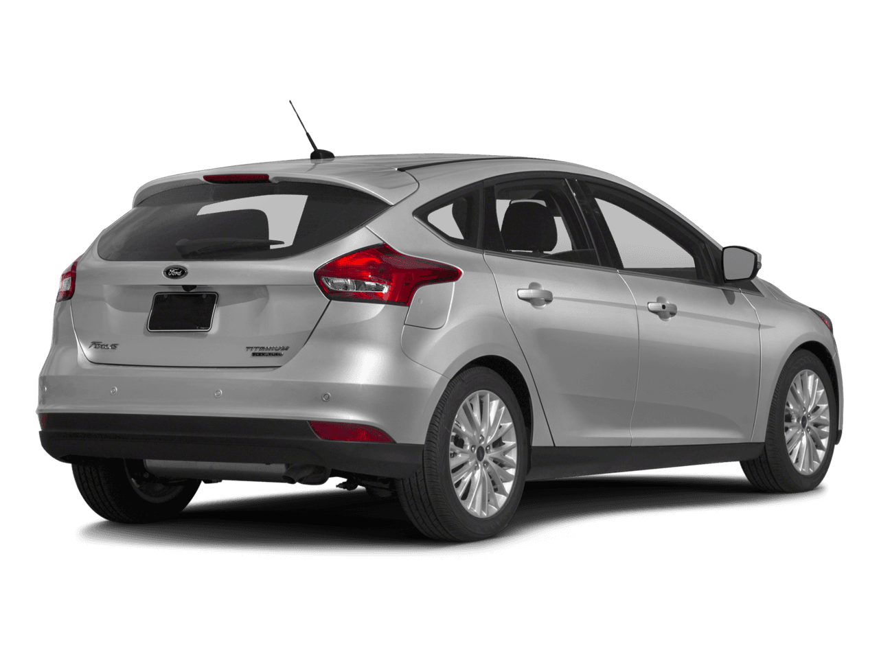 2016 Ford Focus 5dr HB Titanium - Rear 3/4, facing to the right